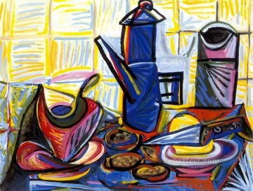 Cafetera 1 1943 Pablo Picasso Pinturas al óleo